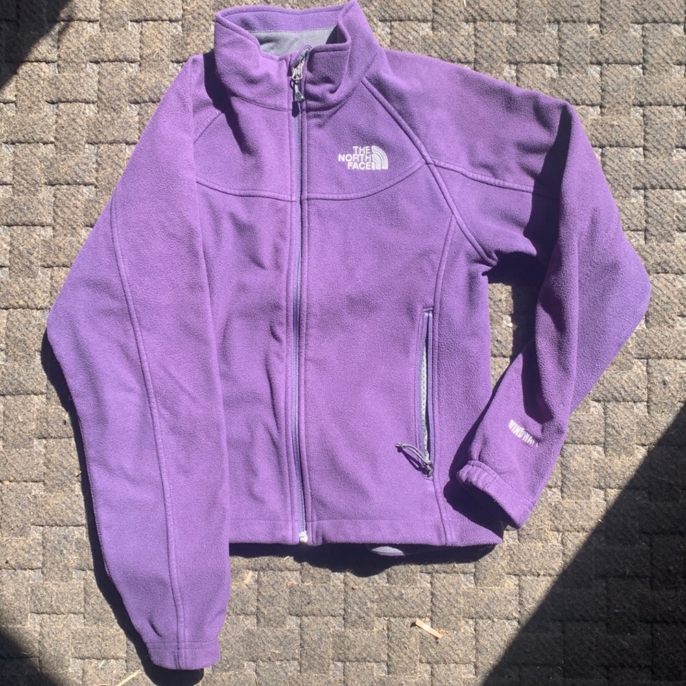 North Face Womens Small Windwall Jacket Purple
